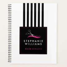 Hot Pink Hair Stylist Scheren und Black Stripes