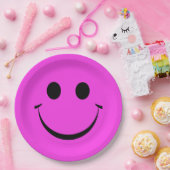 Hot Pink Happy Face Birthday Paper Teller (Party)
