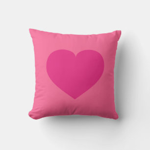 Hot Pink Heart Kissen