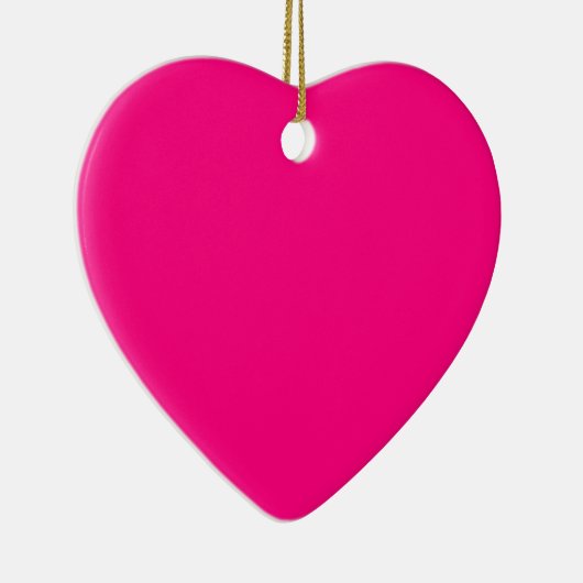 Hot Pink Heart Ornament (Rechts)