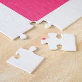 Hot Pink Hibiskus Puzzle (Seite)