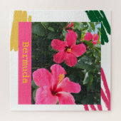 Hot Pink Hibiskus Puzzle (Horizontal)