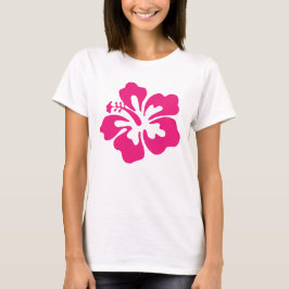 Hot Pink Hibiskus T-Shirt
