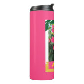 Hot Pink Hibiskus Thermosbecher (Nach links gedreht)