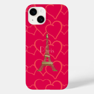 Hot Pink, I Liebe Paris Case-Mate iPhone Case