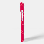 Hot Pink, I Liebe Paris Case-Mate iPhone Case (Rückseite / Links)