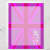 Hot Pink: Ihr Behalt zum Bearbeiten von Text-Union (Vorne/Hinten)