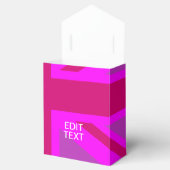 Hot Pink: Ihr Behalt zum Bearbeiten von Text-Union Geschenkschachtel (Geöffnet)