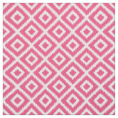 Hot Pink Ikat Diamonds Stoff (Muster)