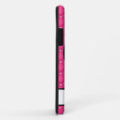 Hot-Pink-Imitat-Kristall-Handstand Case-Mate iPhone Hülle (Hinten/Rechts)