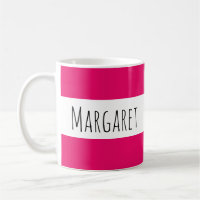 Hot Pink Individuelle Name Personalisiert