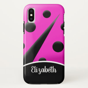Hot-Pink-Ladybug - Maßgeschneiderter Fall Case-Mate iPhone Hülle