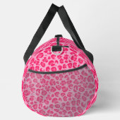 Hot Pink Leopard Muster Duffle Bag (Rechts)
