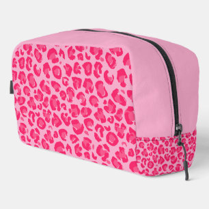Hot Pink Leopard Muster Waschbeutel