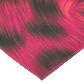 Hot Pink Leopard Print Faux Tischdecke (Schrägansicht)
