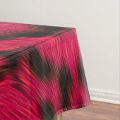 Hot Pink Leopard Print Faux Tischdecke (Beispiel)