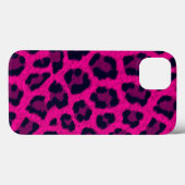 Hot Pink Leopard Print iPad Air Hüllen (Rückseite (Horizontal))