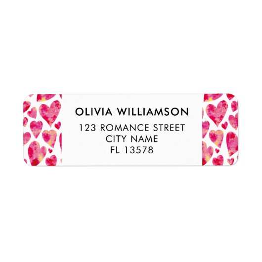 Hot Pink Liebe Herz (Vorne)