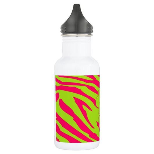 Hot Pink Limon Zebra Print 32.oz. Edelstahlflasche (Links)