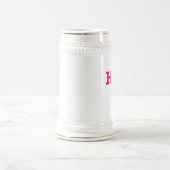 Hot Pink, links Handstein, Goldschneider Bierglas (Mittel)