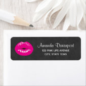 Hot Pink Lips Glamour Illustration (Insitu)