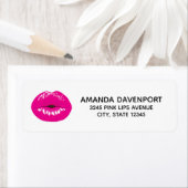 Hot Pink Lips Glamour Illustration (Insitu)