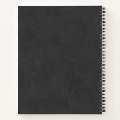 Hot Pink Lips Glamour Illustration Notizblock (Rückseite)