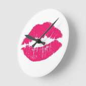 Hot Pink Lips Uhr (Winkel)