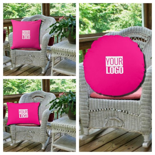 Hot Pink - Logo hinzufügen Badhandtuch Set