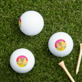 Hot Pink Luau Golfball (Insitu Gras)