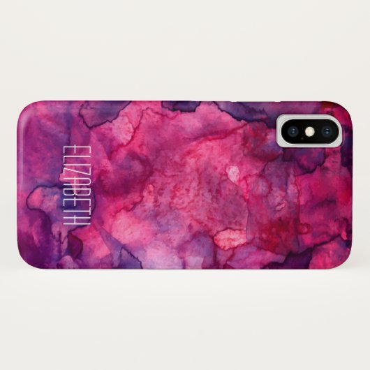 Hot Pink Mashup Apple iPhone X Fall Case-Mate iPhone Hülle (Rückseite (Horizontal))