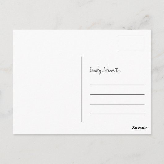 Hot Pink Mason Jars Wedding Danke Postcard Postkarte (Rückseite)