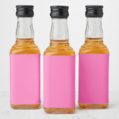 Hot Pink Mini Alkoholflaschenetikett (Flaschen)
