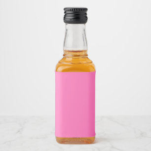 Hot Pink Mini Alkoholflaschenetikett