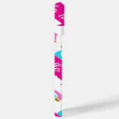 Hot Pink Mint Retro Telefon Hallo Case-Mate iPhone Hülle (Rückseite / Rechts)