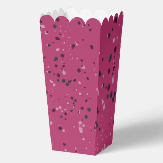 Hot Pink mit Confetti Geschenkschachtel (Rückseite)