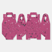 Hot Pink mit Confetti Geschenkschachtel (Ungeklappt)