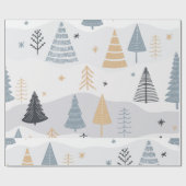 Hot Pink Modern Groovy Weihnachten Geschenkpapier (Flach)