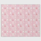 Hot Pink Modern Groovy Weihnachten Geschenkpapier (Flach)