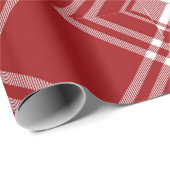 Hot Pink Modern Groovy Weihnachten Geschenkpapier (Rolleneckpunkt)