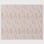 Hot Pink Modern Groovy Weihnachten Geschenkpapier (Flach)