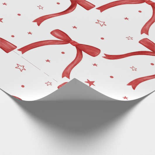 Hot Pink Modern Groovy Weihnachten Geschenkpapier (Ecke)