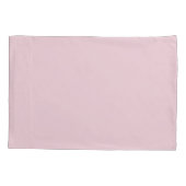 Hot Pink Modern Script Girl Monogram Name Kissenbezug (Rückseite)