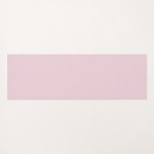 Hot Pink Modern Script Girl Monogram Name Yoga Yogamatte (Rückseite (Horizontal))