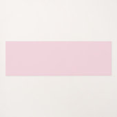 Hot Pink Modern Script Girl Monogram Name Yogamatte (Rückseite (Horizontal))