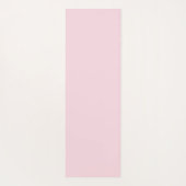 Hot Pink Modern Script Girl Monogram Name Yogamatte (Rückseite)