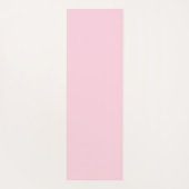 Hot Pink Modern Script Girl Monogram Name Yogamatte (Rückseite)