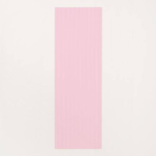 Hot Pink Modern Script Girl Monogram Name Yogamatte (Rückseite)