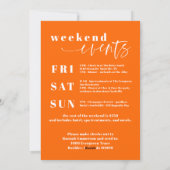 Hot Pink Modernes Bacheloretto Einladung (Rückseite)