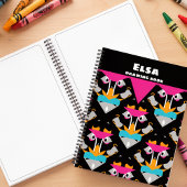 Hot Pink Monkey Sketch Book Notizblock